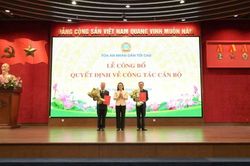 Tòa án nhân dân tối cao công bố quyết định bổ nhiệm