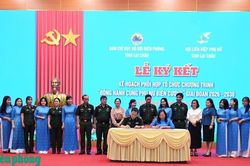 Ký kết Chương trình 'Đồng hành cùng Phụ nữ biên cương' giai đoạn 2026 - 2030