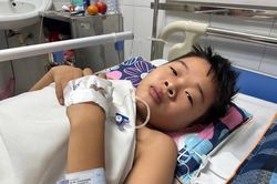 Tai nạn khi đá bóng, nam sinh ở Bắc Ninh cần 50 triệu đồng để phẫu thuật