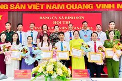 Xã Bình Sơn tổ chức hội thi tuyên truyền viên giỏi năm 2026