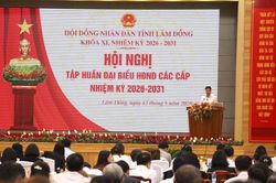 Lâm Đồng tập huấn kỹ năng hoạt động cho đại biểu HĐND các cấp
