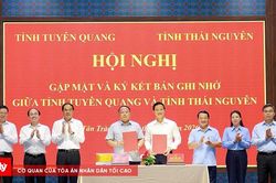Thái Nguyên- Tuyên Quang tăng cường hợp tác mở rộng không gian phát triển mới