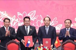 Đưa quan hệ hợp tác Hà Nội - Viêng Chăn phát triển lên tầm cao mới