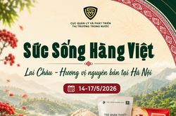 Nhiều đặc sản Lai Châu đang được giới thiệu tại Chương trình 'Sức sống hàng Việt'