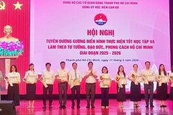 Học viện Cán bộ TPHCM: Tuyên dương điển hình học tập và làm theo Chủ tịch Hồ Chí Minh giai đoạn 2025 - 2026