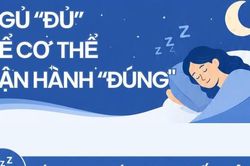 Ngủ 'đủ' để cơ thể vận hành 'đúng'