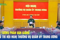 Đại tướng Phan Văn Giang chủ trì Hội nghị Thường vụ Quân ủy Trung ương