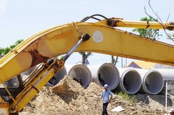 Gia Lai tập trung xử lý ngập úng vùng sản xuất lúa Quy Nhơn Đông