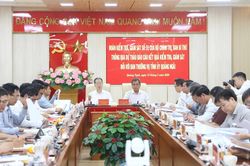 Thông qua dự thảo báo cáo kết quả kiểm tra, giám sát
