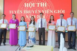 36 thí sinh tham gia hội thi tuyên truyền viên giỏi xã Vĩnh Phong năm 2026