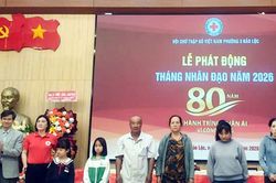 Hội CTĐ Phường 3 Bảo Lộc tổ chức 20 gian hàng nhân ái