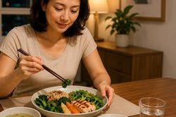 Muốn tăng cơ, giảm mỡ có nên bỏ cơm?