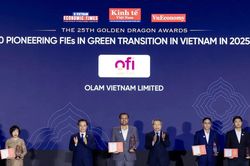 Giải thưởng Rồng Vàng 2026 ghi nhận dấu ấn chuyển đổi xanh của ofi tại Việt Nam