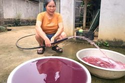Xả thải khiến giếng nước đổi màu tím, doanh nghiệp bị phạt hơn 1,5 tỷ đồng