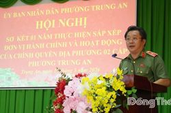Phường Trung An: Đẩy mạnh dịch vụ công trực tuyến