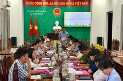 Tổ công tác số 3 Tỉnh ủy Đồng Tháp làm việc với Đảng ủy xã Phú Hựu