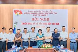 Khối thi đua số 7 ký kết giao ước thi đua