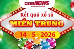 XSMT 14/5 - Trực tiếp kết quả xổ số miền Trung hôm nay 14/5/2026