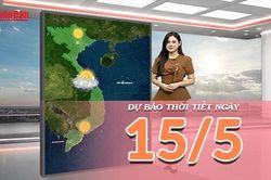 [Video] Dự báo thời tiết ngày 15/5/2026: Nắng nóng bao trùm cả nước, Trung Bộ có nơi trên 38 độ