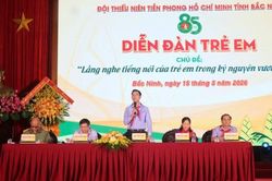 Thiếu nhi Bắc Ninh tiếp bước cha ông, sẵn sàng vững bước trong kỷ nguyên mới