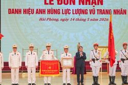 Công an TP Hải Phòng đón nhận Danh hiệu Anh hùng Lực lượng vũ trang Nhân dân