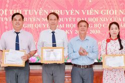 35 thí sinh tham gia Hội thi Tuyên truyền viên, báo cáo viên giỏi xã Vĩnh Điều năm 2026