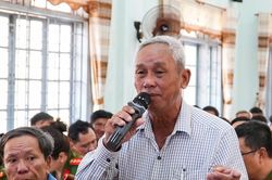 Nhân dân góp ý xây dựng lực lượng Công an phường Quảng Phú