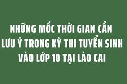 Những mốc thời gian cần lưu ý trong kỳ thi tuyển sinh vào lớp 10 tại Lào Cai