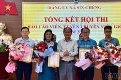 Sín Chéng tổ chức thành công Hội thi Báo cáo viên, tuyên truyền viên giỏi năm 2026