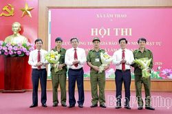 Hội thi lực lượng tham gia bảo vệ an ninh, trật tự ở cơ sở xã Lâm Thao