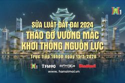 Đón xem chương trình thời sự ngày 15/5 'Sửa Luật Đất đai 2024: Tháo gỡ vướng mắc, khơi thông nguồn lực'