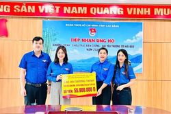Hơn 473 triệu đồng ủng hộ Chương trình 'Chiếu trúc biên cương - Gửi yêu thương tới Hải đảo'