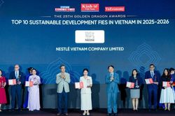 Nestlé Việt Nam được vinh danh tại giải thưởng Rồng Vàng lần thứ 25