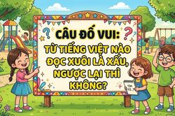 Từ tiếng Việt nào đọc xuôi là xấu, ngược lại thì không?