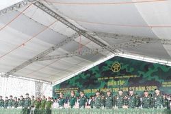 Phường Phúc Lợi diễn tập tác chiến trong khu vực phòng thủ năm 2026