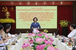 Đoàn giám sát số 07 của Thành ủy Hà Nội làm việc với phường Cửa Nam