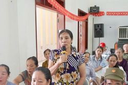 Cử tri Thiên Lộc kiến nghị nhiều vấn đề dân sinh trước kỳ họp HĐND xã