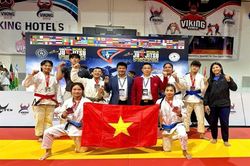 Jujitsu Việt Nam giành 6 HCV thế giới
