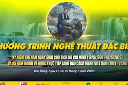 Chương trình nghệ thuật đặc biệt ca ngợi Chủ tịch Hồ Chí Minh