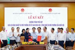 Bộ NN - MT cùng cơ quan Quốc hội xây dựng cơ chế 'đặt hàng nghiên cứu' lập pháp
