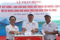 Phát động chiến dịch xây dựng 1.000 căn nhà tình nghĩa tại Cà Mau