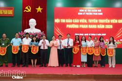 Chung khảo Hội thi Báo cáo viên, tuyên truyền viên giỏi phường Phan Rang năm 2026