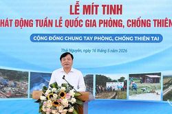 Phát động Tuần lễ Quốc gia phòng, chống thiên tai năm 2026