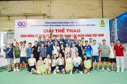 Sôi nổi Giải thể thao chào mừng 75 năm thành lập Ngân hàng Việt Nam