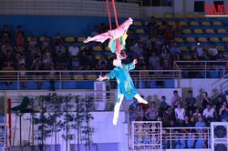 Gala xiếc hút khán giả nhí ở Thái Nguyên