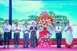 Gặp mặt, kỷ niệm 10 năm thành lập Hội cán bộ hưu 3 khối Dân - Chính - Đảng thành phố Ninh Bình