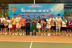 Sôi nổi Giải Pickleball lực lượng Cảnh sát kinh tế năm 2026