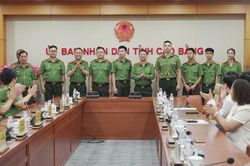 Cụm thi đua số 1, Bộ Công an làm việc tại UBND tỉnh