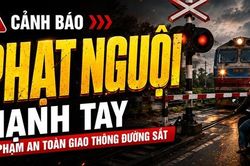Phạt nguội đến 20 triệu đồng nếu cố tình 'vượt rào' đường sắt