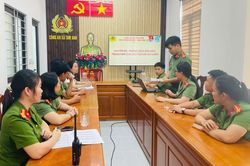 Công an xã Tam Anh tổ chức các hoạt động nhân kỷ niệm ngày sinh của Chủ tịch Hồ Chí Minh